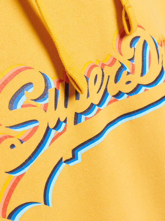 Cropped Women's Sweatshirt Yellow