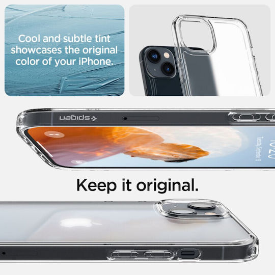 Spigen Ultra Hybrid Umschlag Rückseite Kunststoff 2mm Frost Clear (iPhone 14 Plus)