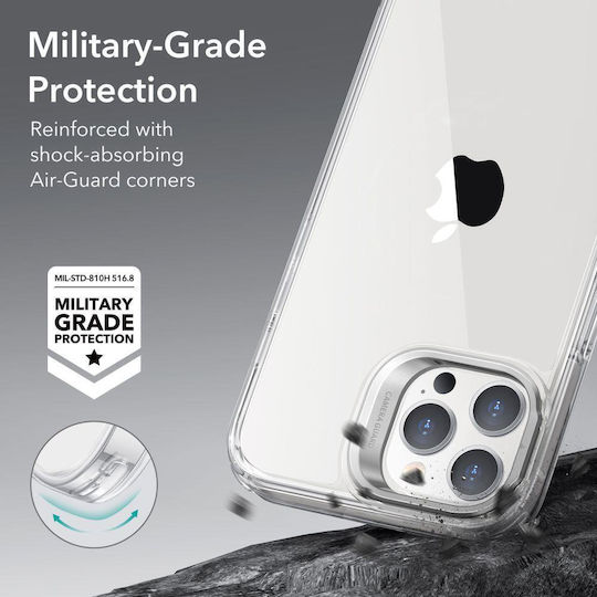 ESR Classic Kickstand Back Cover Σιλικόνης Διάφανο (iPhone 14 Pro)