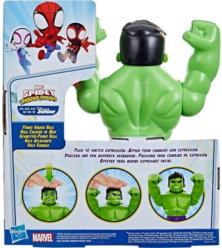 Фигура за Действие Spidey & His Amazing Friends - Power Smash Hulk Хълк за 3+ години Години