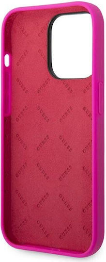 Guess Vintage Back Cover Σιλικόνης Fuchsia (iPhone 14 Pro)