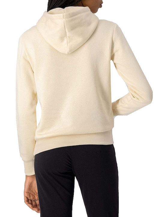 Champion Women's Hooded Sweatshirt Beige