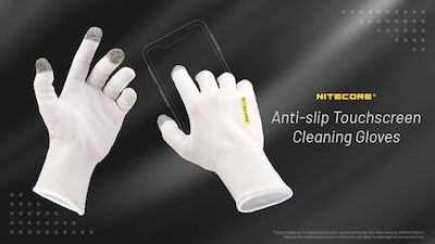 NiteCore Anti-Slip Touchscreen Cleaning Gloves