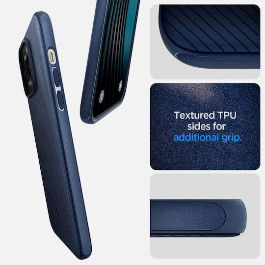 Spigen Mag Armor Back Cover Silicon Albastru marin (iPhone 14 Pro Max)