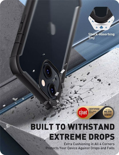 Supcase I-Blason Ares 360 Full Cover Πλαστικό 2mm Αδιάβροχο Μαύρο (iPhone 14 Plus)