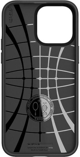 Spigen Core Armor Back Cover Σιλικόνης 1.2mm Matte Black (iPhone 14 Pro Max)