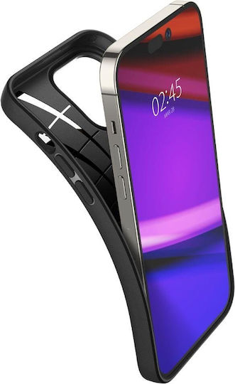 Spigen Core Armor Back Cover Σιλικόνης 1.2mm Matte Black (iPhone 14 Pro Max)