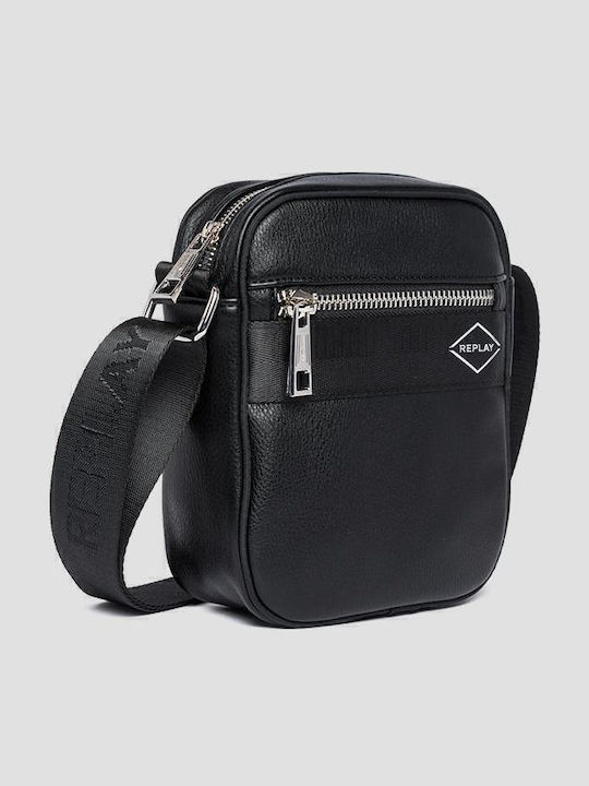Herrentasche Schulter / Crossbody Schwarz