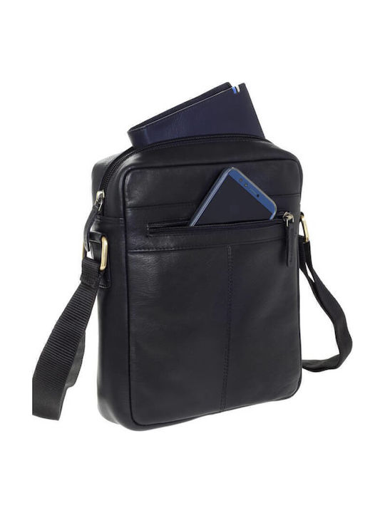 Leather Men's Bag Shoulder / Crossbody Black