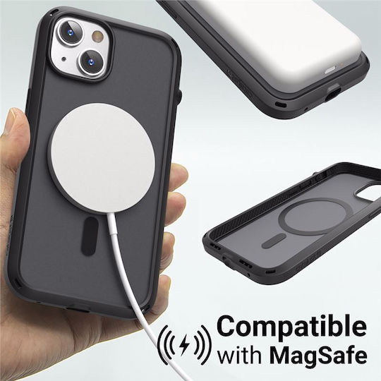 Catalyst Influence Magsafe 360 Full Cover Πλαστικό 2mm Αδιάβροχο Μαύρο (iPhone 14 Plus)