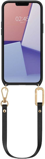Spigen Cyrill Classic Charm Mag Задна Корица Силикон с Каишка Черен iPhone 14