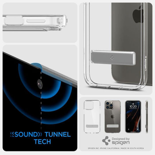 Spigen Ultra Hybrid ”S” Umschlag Rückseite Kunststoff Crystal Clear (iPhone 14 Pro)