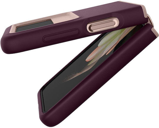 Caseology Nano Pop Задна корица Силикон Burgundy Bean (Galaxy Z Flip4)