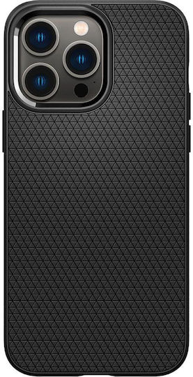 Spigen Liquid Air Umschlag Rückseite Silikon Matte Black (iPhone 14 Pro)