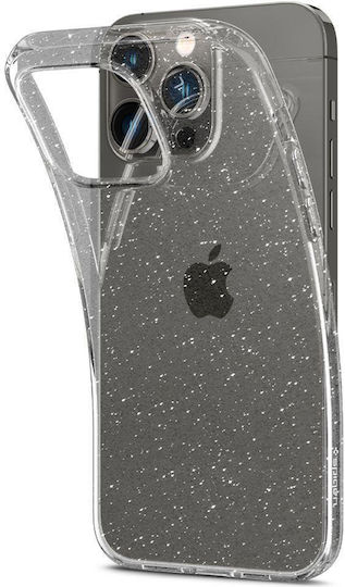 Spigen Liquid Crystal Glitter Back Cover Σιλικόνης Διάφανο (iPhone 14 Pro)