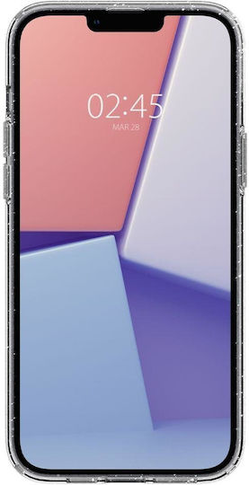 Spigen Liquid Crystal Glitter Back Cover Σιλικόνης Διάφανο (iPhone 14 Plus)