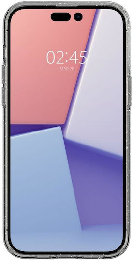 Spigen Liquid Crystal Glitter Back Cover Σιλικόνης Διάφανο (iPhone 14 Pro)