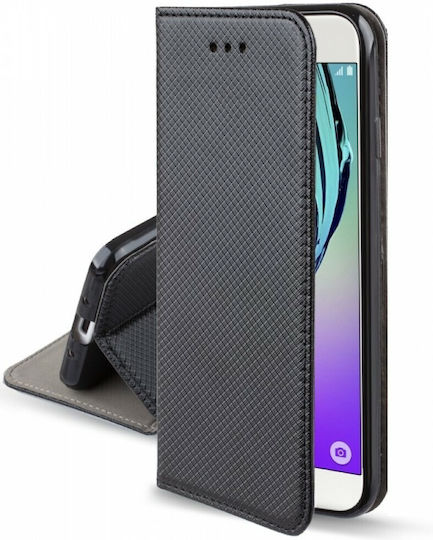 Smart Magnet Buchen Sie Synthetisches Leder Schwarz (Realme C21Y / C25Y)