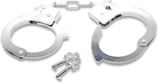 Pipedream Fetish Fantasy Series - Beginner's Metal Cuffs Белезници в Сребрист Цвят