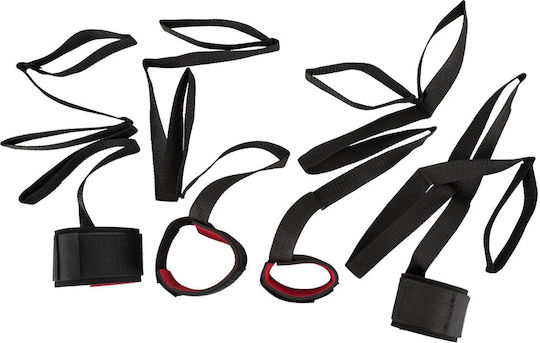 You2Toys Set Bondage Комплект за Връзване на Крайници в Черен Цвят 4бр