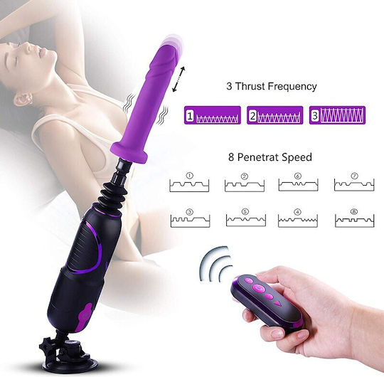Hismith Premium Travel FuckMachine 2.0 Sex Machine in Black Color