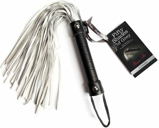 Fifty Shades of Grey Please, Sir - Flogger Μαστίγιο σε Γκρι Χρώμα