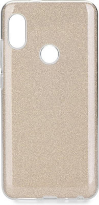 Forcell Shining Silicone Back Cover Gold (Huawei P30 Lite)