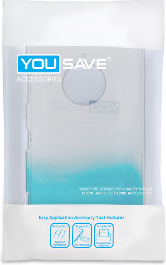 YouSave Accessories Umschlag Rückseite Kunststoff Hellblau (Lumia 830)