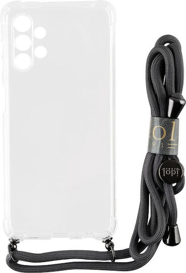 Idol 1991 Antishock Umschlag Rückseite Silikon mit Band Transparent (Galaxy A13 4G)