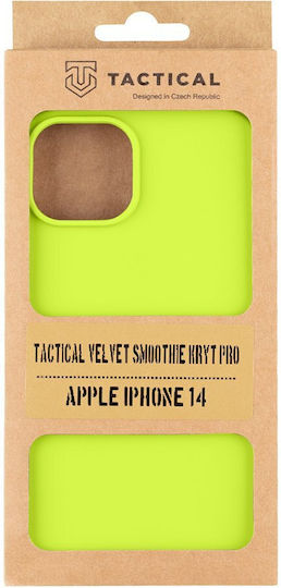 Tactical Velvet Smoothie Back Cover Silicone Avocado (iPhone 14)
