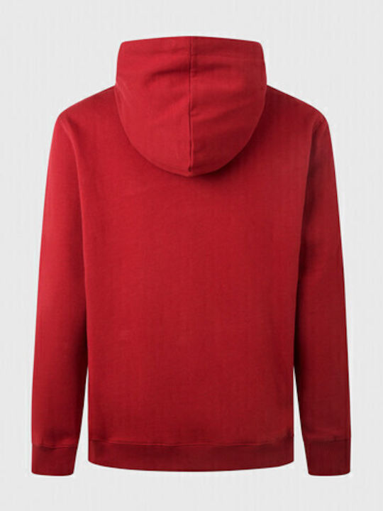 Lamont Sweatshirt with Hood Burgundy