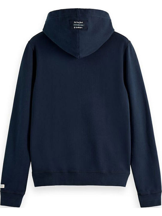 Felpa Sweatshirt with Hood Navy Blue