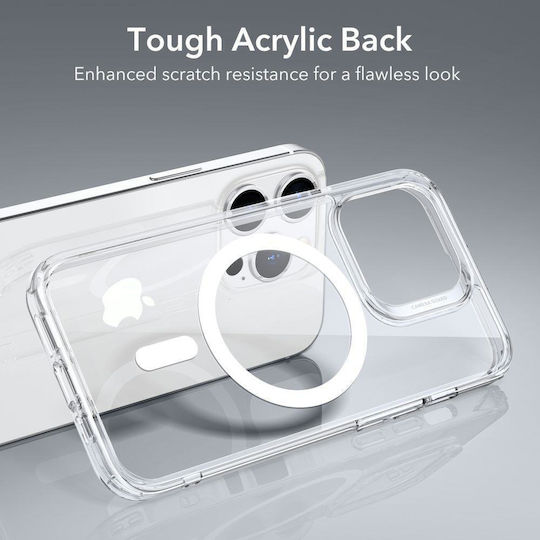 ESR CH Halolock Magsafe Umschlag Rückseite Silikon 0.5mm Transparent (iPhone 14 Pro)