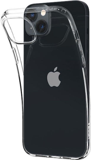 Spigen Liquid Crystal Umschlag Rückseite Silikon Transparent (iPhone 14 Plus)