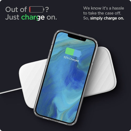 Spigen Liquid Crystal Back Cover Σιλικόνης Διάφανο (iPhone 14 Pro)
