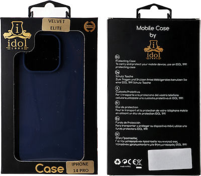 Idol 1991 Velvet Elite Coperta din spate Silicon Albastru (iPhone 14) 8317286