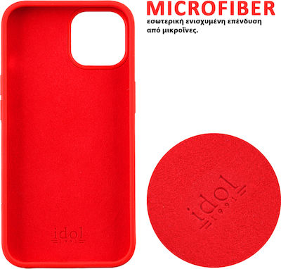 Idol 1991 Velvet Elite Silicone Back Cover Red (iPhone 14 Pro)