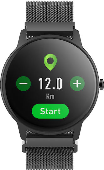 Forever ForeVive 2 Slim SB-325 Rezistent la apă Smartwatch (Negru)