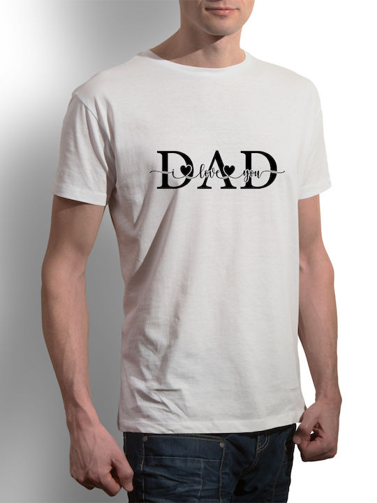 Blouse for Dad " Dad I love you " in white color