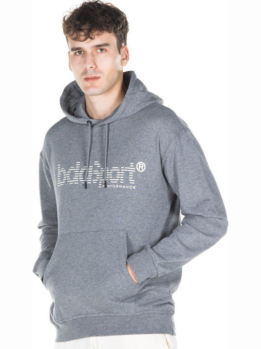 Φούτερ με Κουκούλα Grey Melange