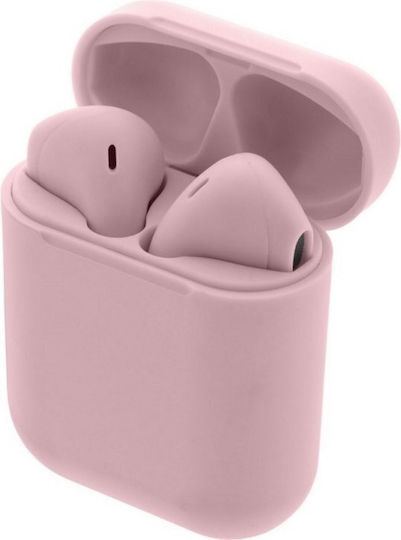 Streetz TWS-0006 Earbud Bluetooth Handsfree Căști cu Carcasă de Încărcare Roz