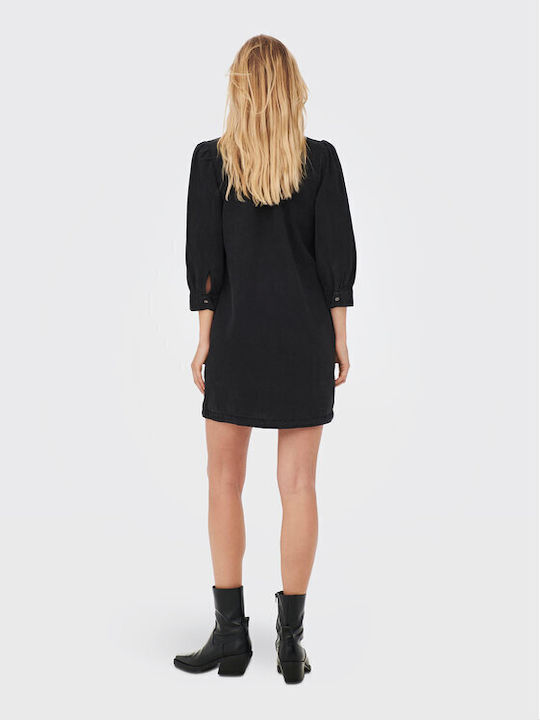 Only Mini Shirt Dress Dress Black