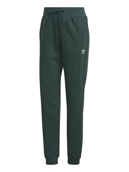 Adicolor Essentials Παντελόνι Φόρμας με Λάστιχο Fleece Πράσινο