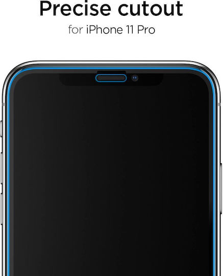 Spigen GLAS.tR ALIGNmaster Full Face Tempered Glass 2τμχ Μαύρο (iPhone 14 Pro Max)
