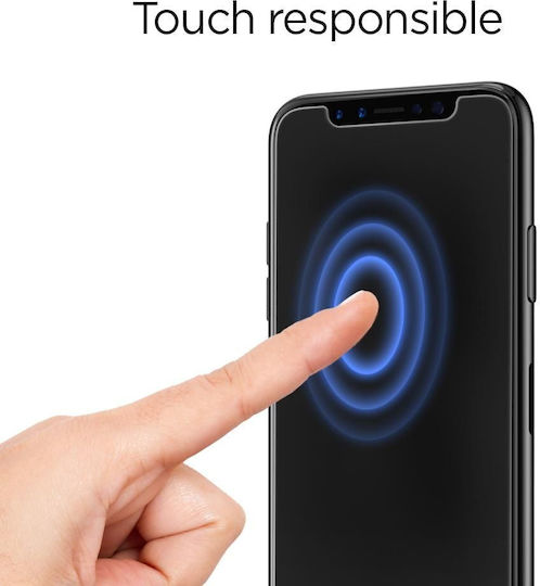 Spigen GLAS.tR Slim Vollflächig gehärtetes Glas (iPhone 14 Pro Max)