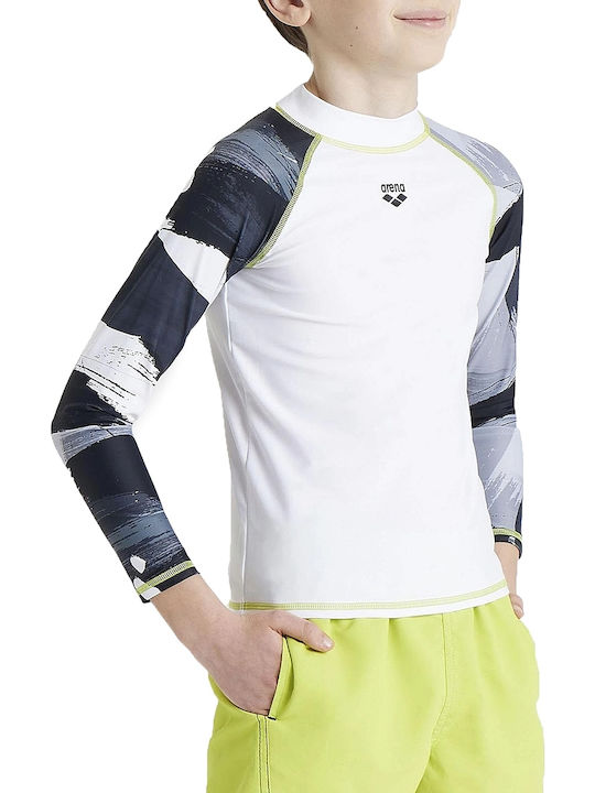 Arena Kids Swimwear Rashguard White
