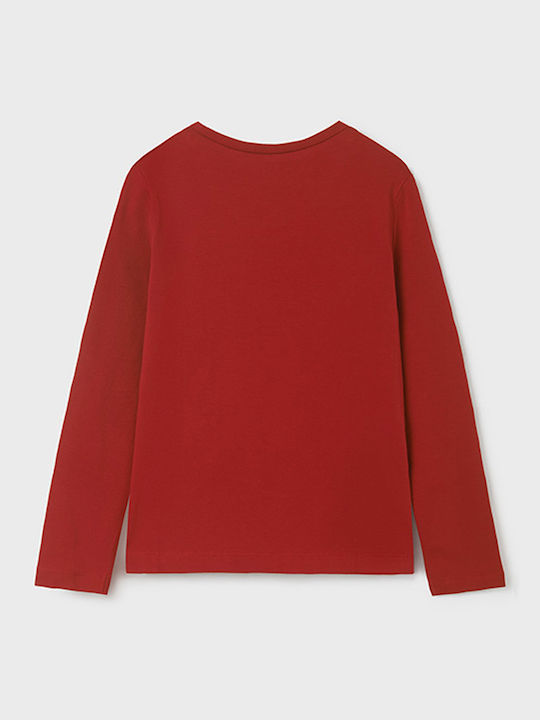 Mayoral Kids Blouse Long Sleeve Red