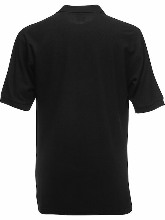 Fruit of the Loom Kids Polo Short Sleeve Black