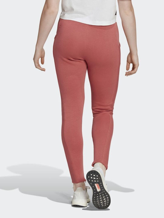 Adidas Damen-Sweatpants Rot Vlies