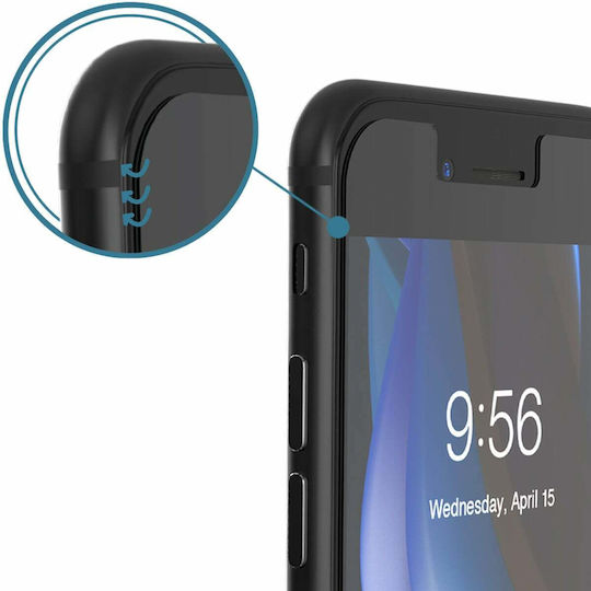 Zagg InvisibleShield Elite VisionGuard+ Vollflächig gehärtetes Glas (iPhone SE 2022 / 2020 / 8 / 7)